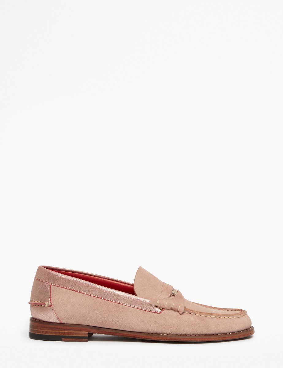 Loafer Metallic Shoe Tea Rose Penelope Chilvers